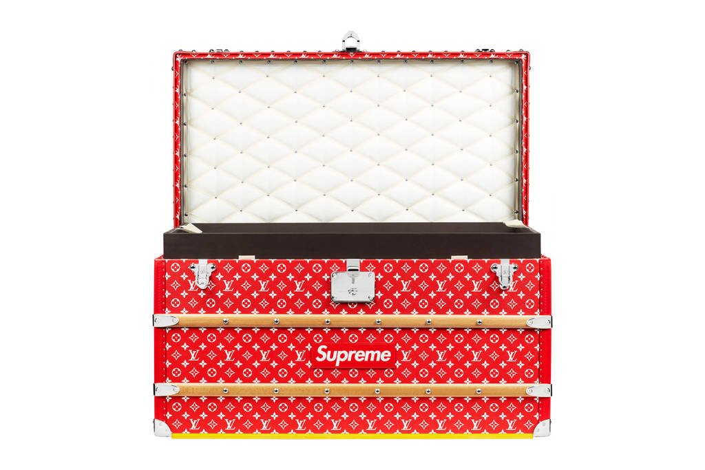 Shop Supreme 2017 Cruise Supreme Louis Vuitton Box Logo Hooded