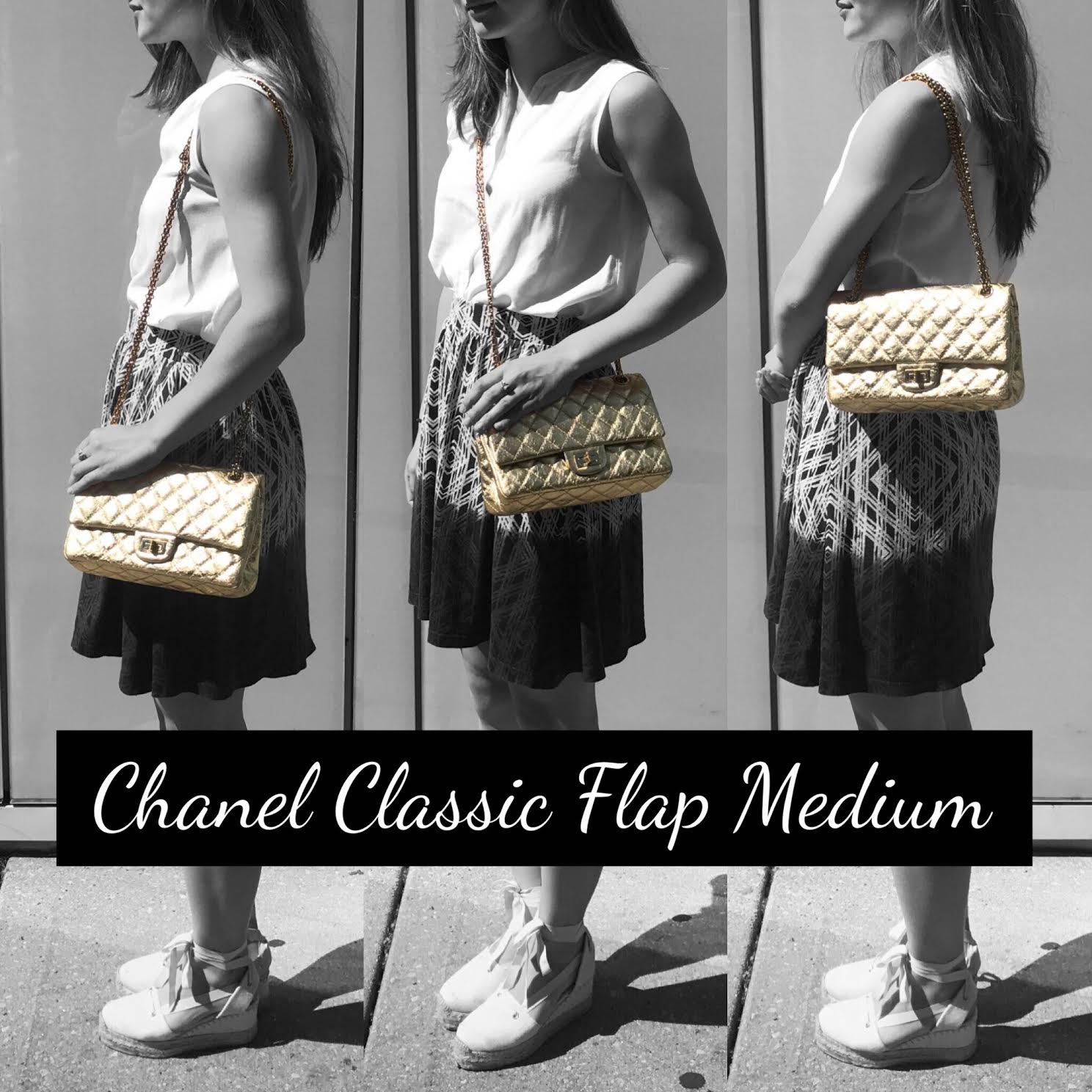 Chanel Classic Flap Size Comparison PurseBop