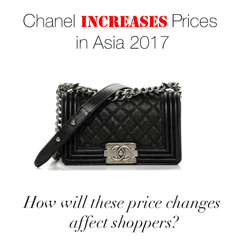 Chanel Increases Prices in Asia 2017 - PurseBop