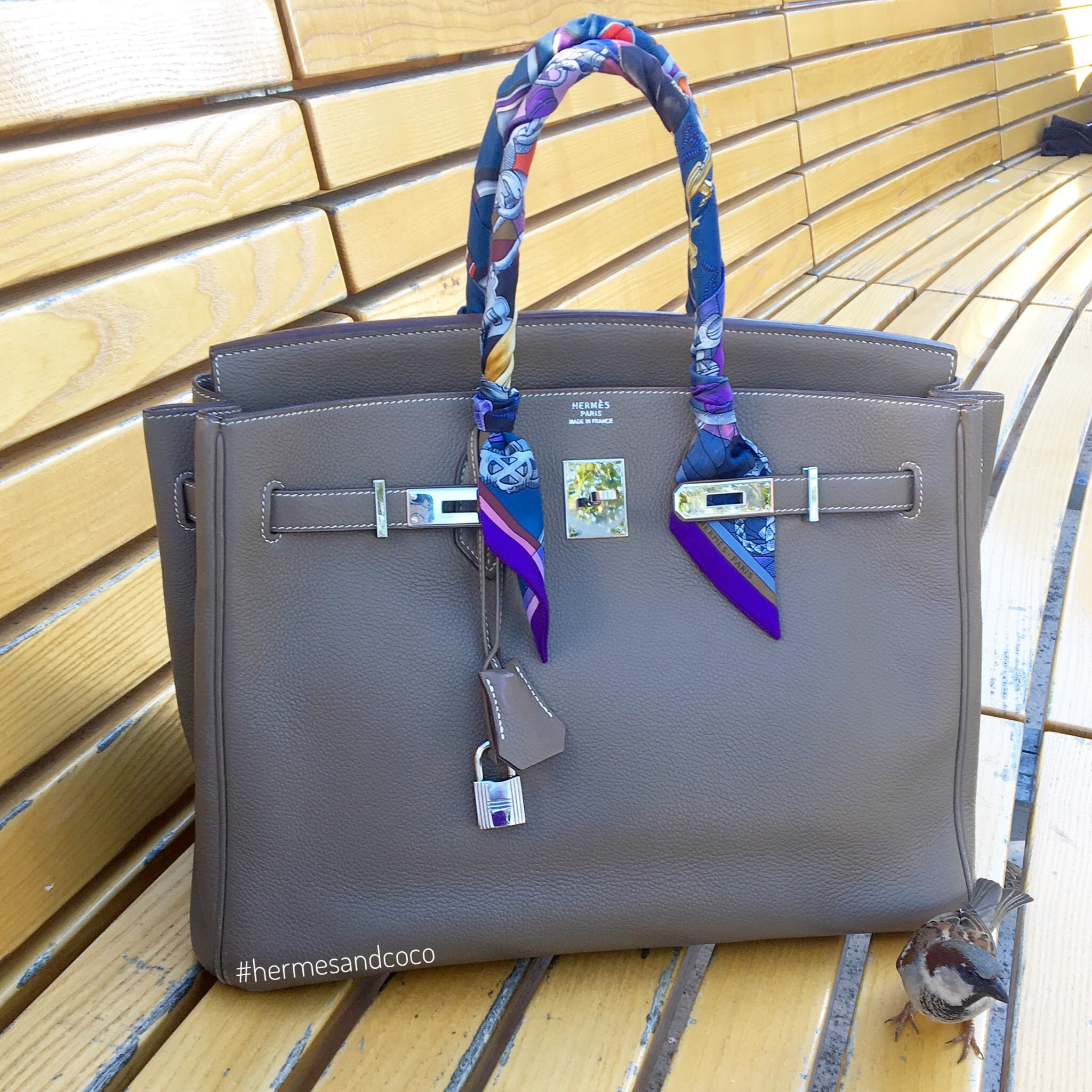 Hermes Epsom 35cm Birkin Blue Marine - Luxury In Reach