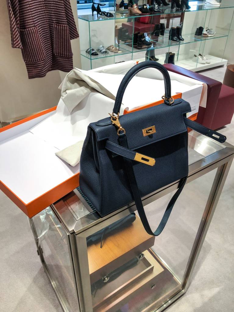 hermes kelly blue nuit