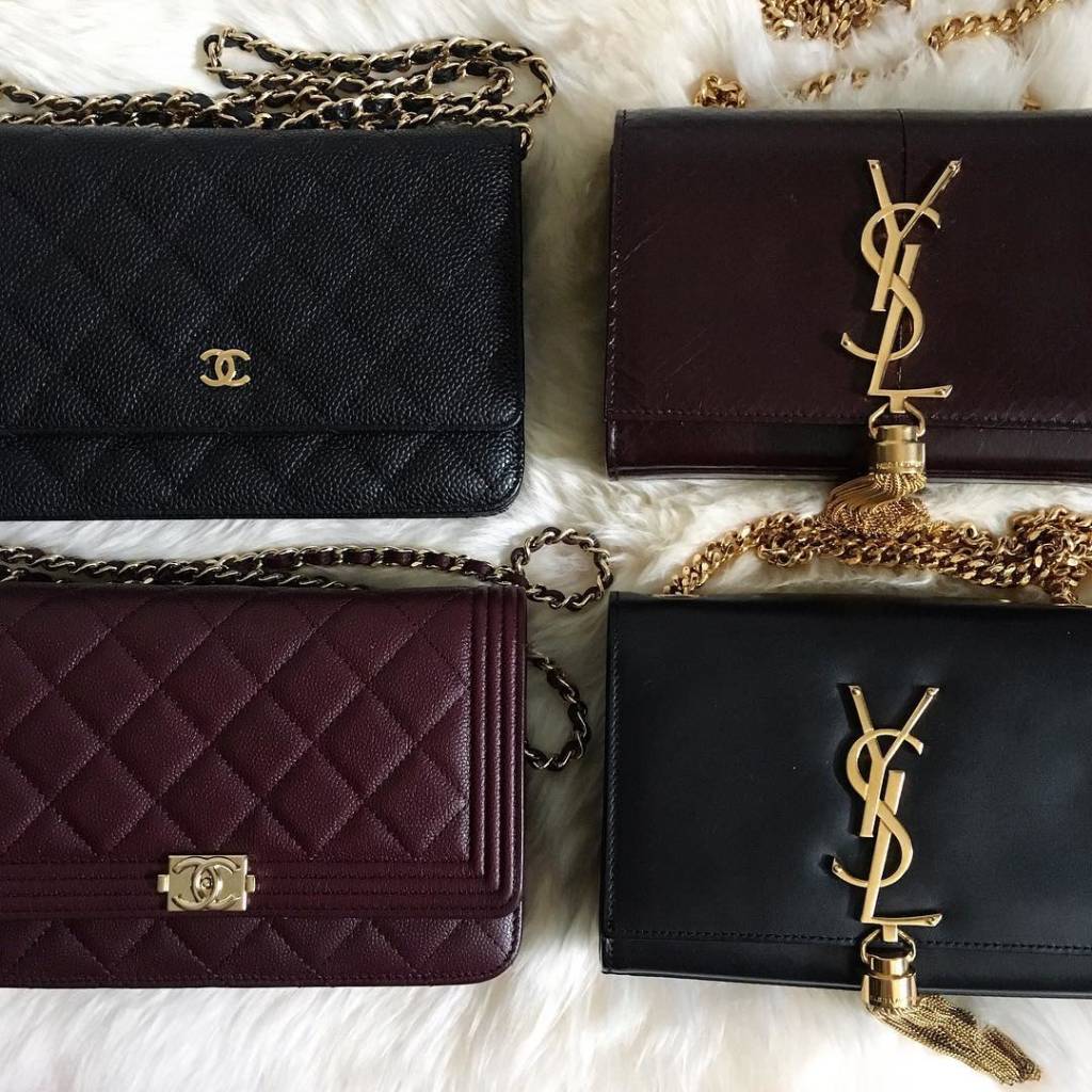 chanel wallet on chain dupe