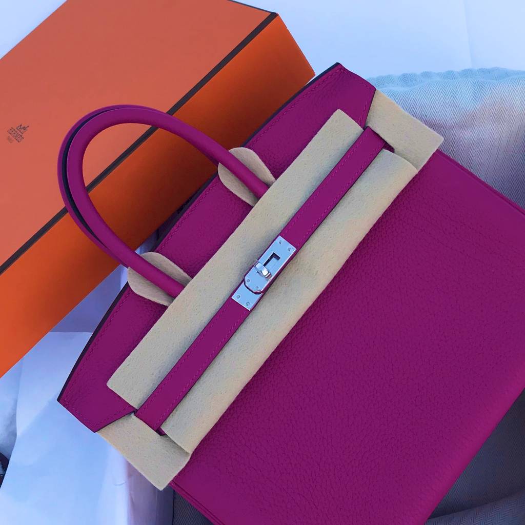 Birkin 25 Togo Rose Pourpre