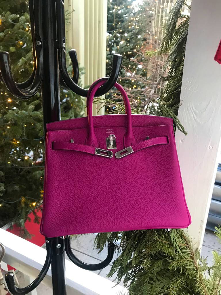 Birkin 25 Gris Rose Pourpre – HPF- A paradise for collectors