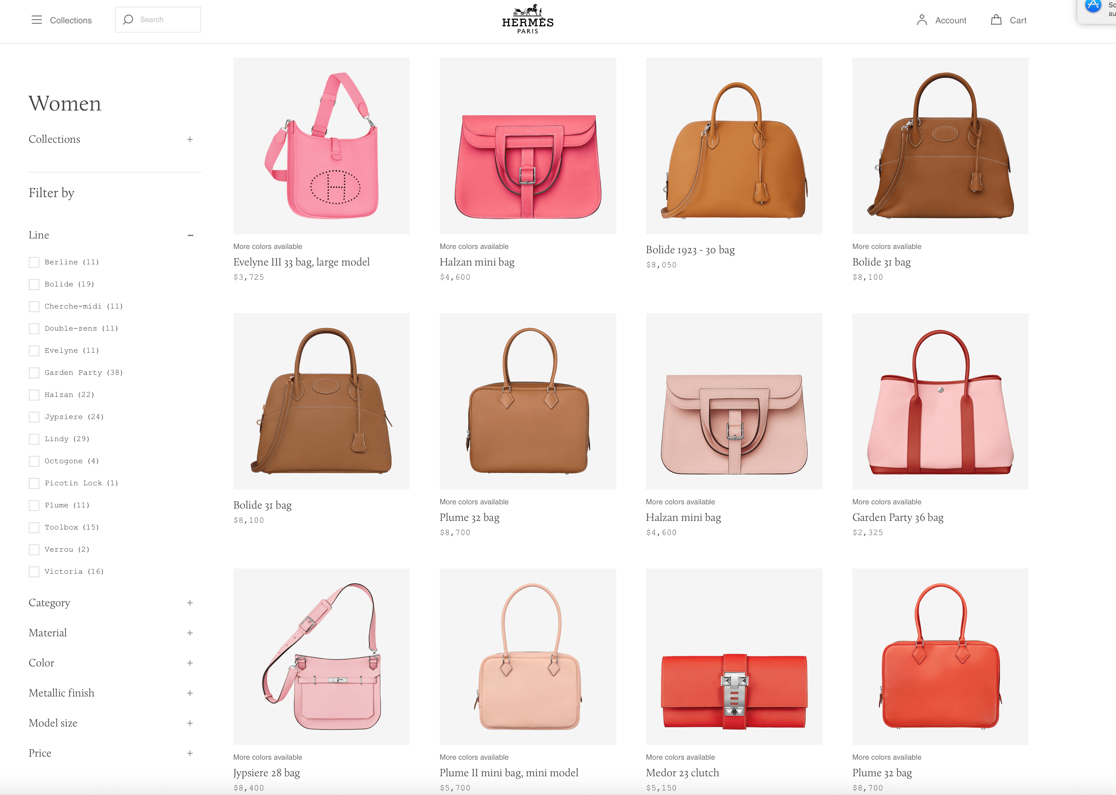 Would You Buy Exotic Hermès Online?