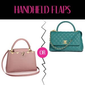 LV vs Chanel Handheld Flaps