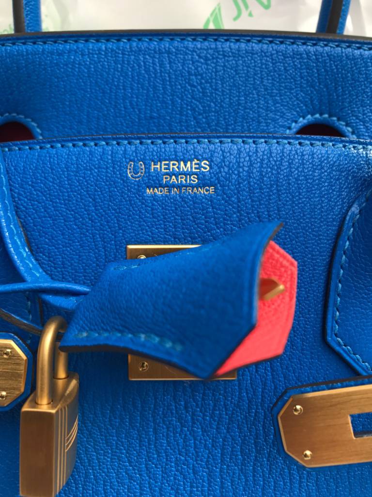 Hermes Birkin 30 HSS Jaune d'Or & Gris Mouette Epsom Palladium Hardware 