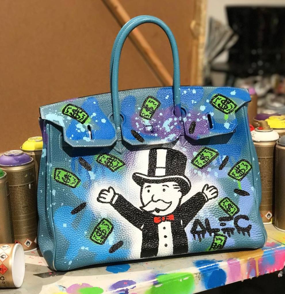 alec monopoly hermes bag