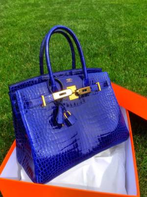 hermes birkin blue electric