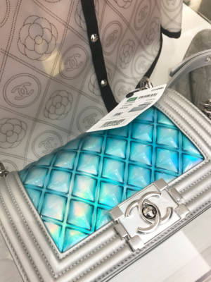 Chanel boy bag PVC