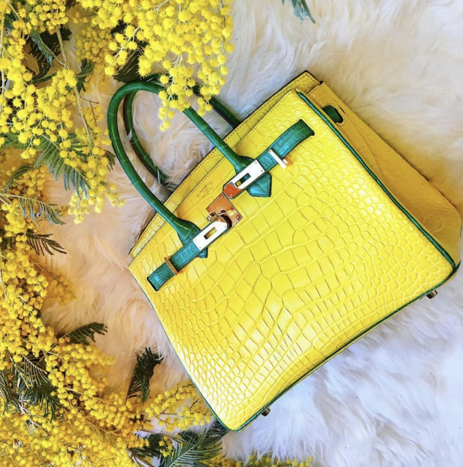 Hermes Birkin 25 Bag in Cactus Swift Leather with Gold Hardware