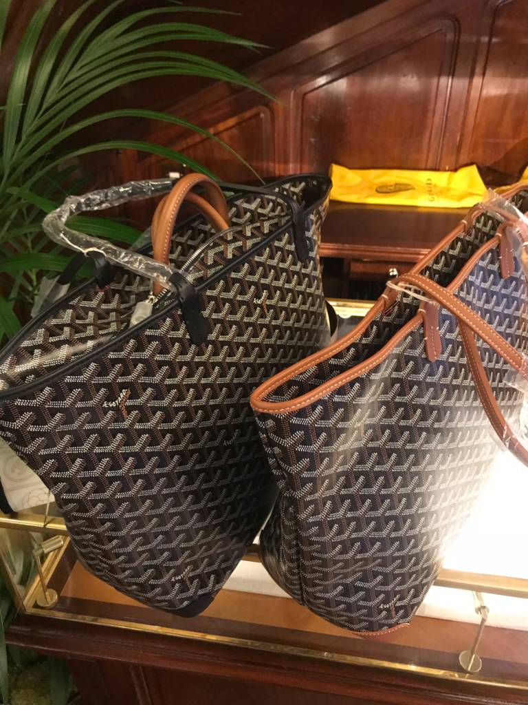 goyard artois pm goyard tote mm black