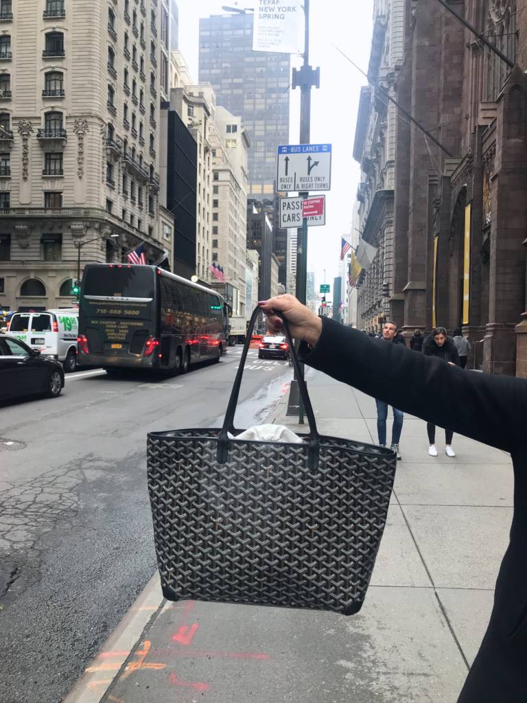 goyard artois tote mm black NYC