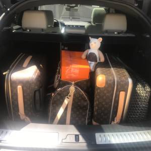 goyard artois tote contents mm black Louis vuitton luggage