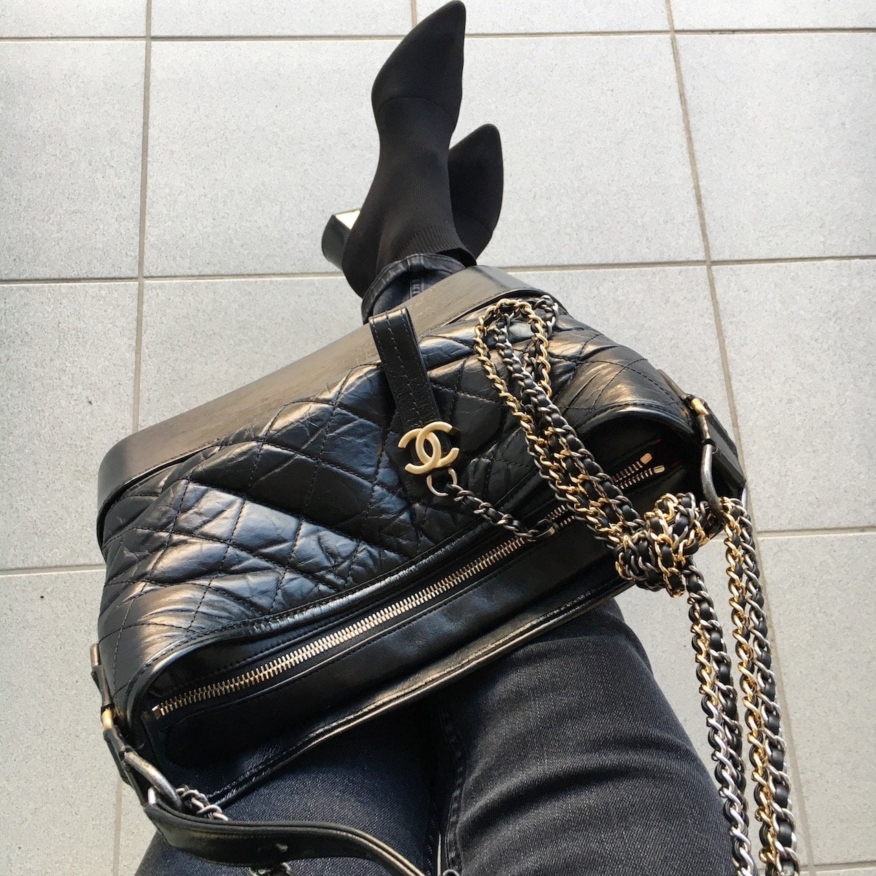 chanel gabrielle strap