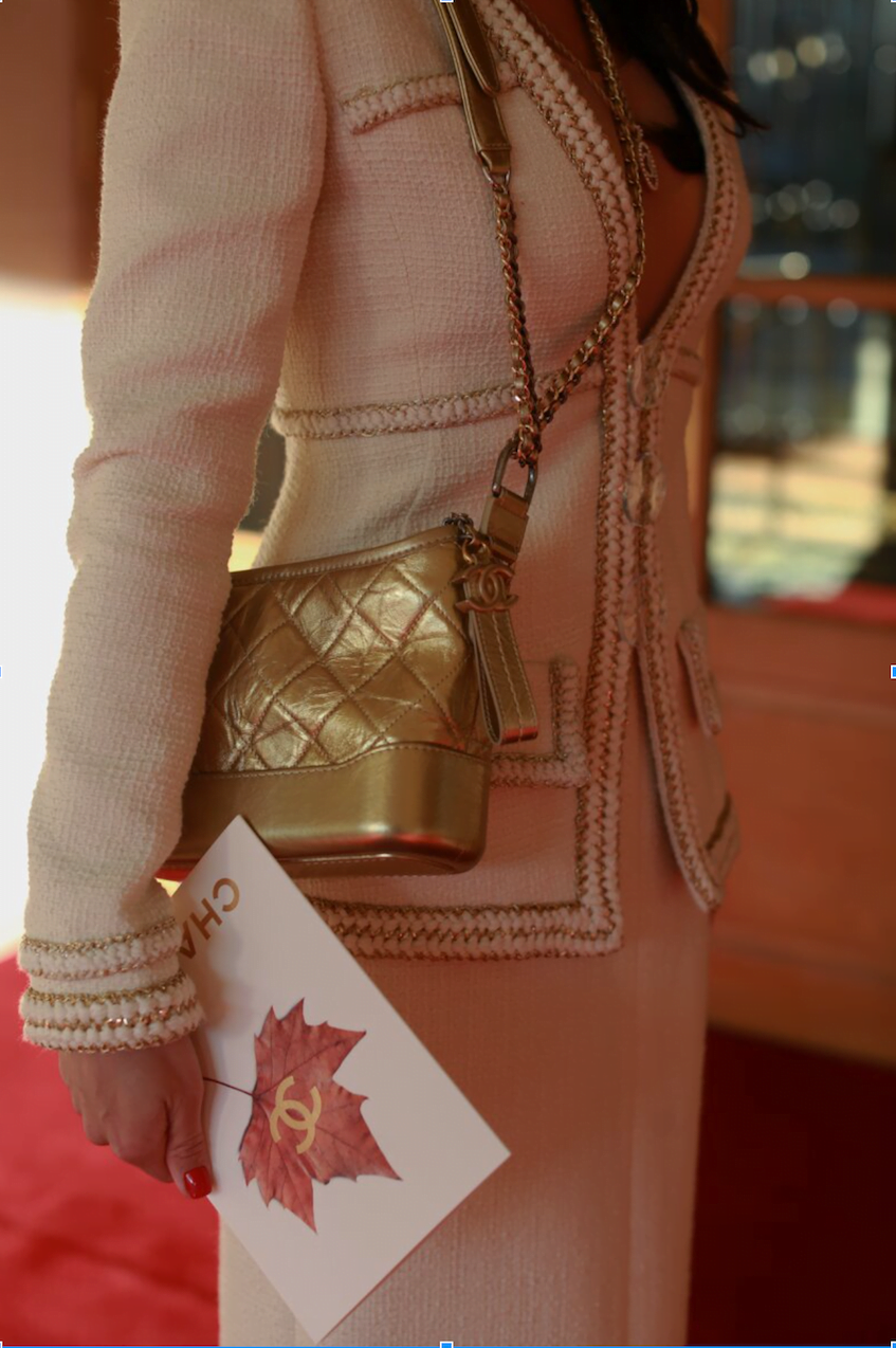 chanel gabrielle bag gold