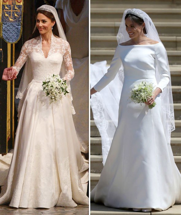 Meghan Markle Kate Middleton Wedding Dress Gown 1349221 Pursebop