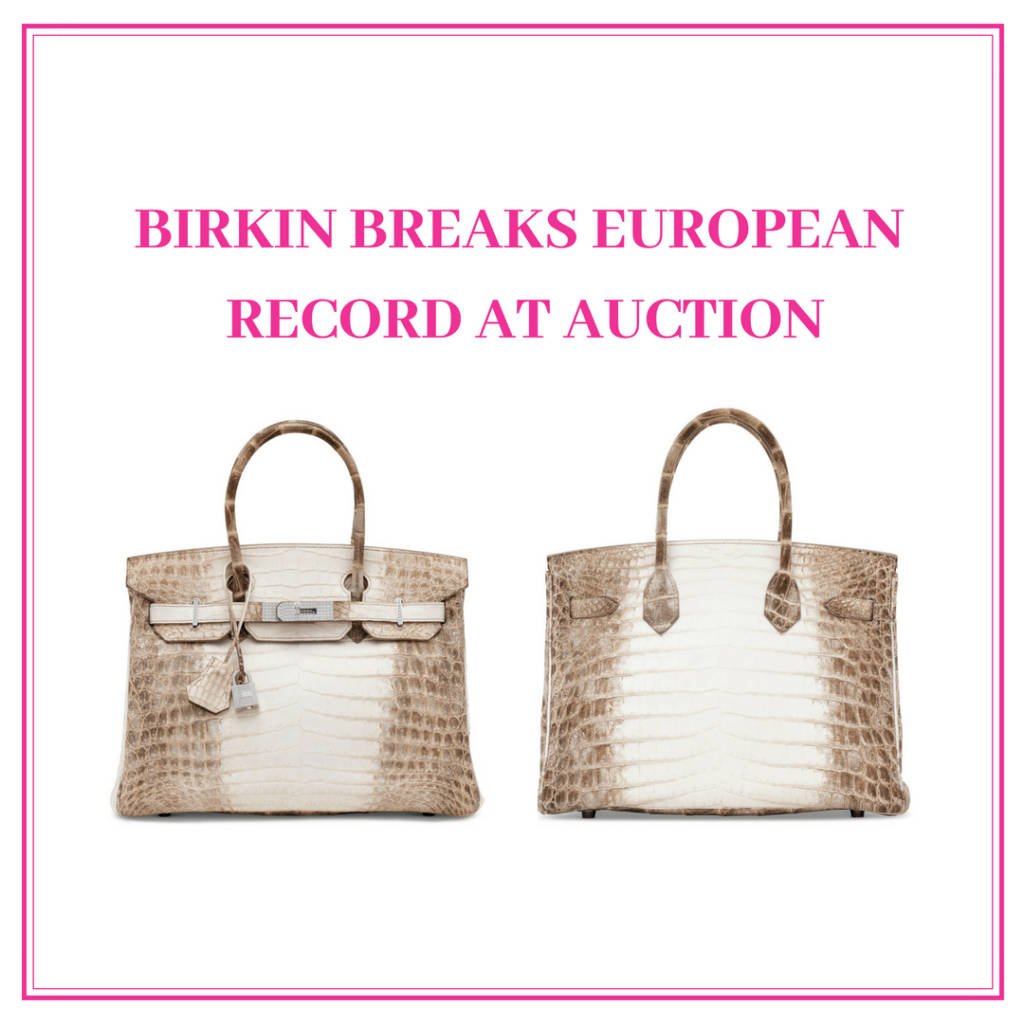 Used Himalayan Birkin Breaks European Record - PurseBop