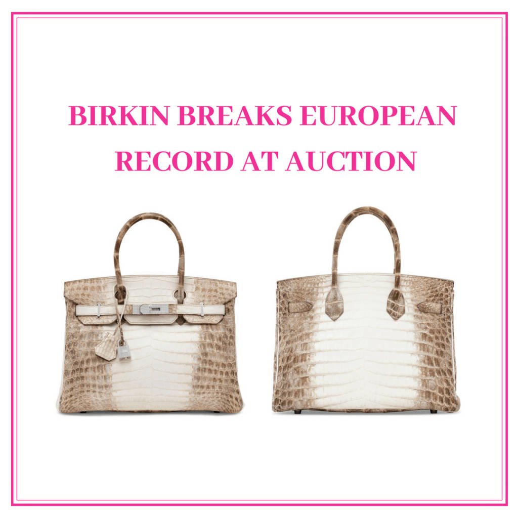 New World Record – Himalaya Hermès Birkin Handbag Sold For $377,000 -  FinanceTwitter