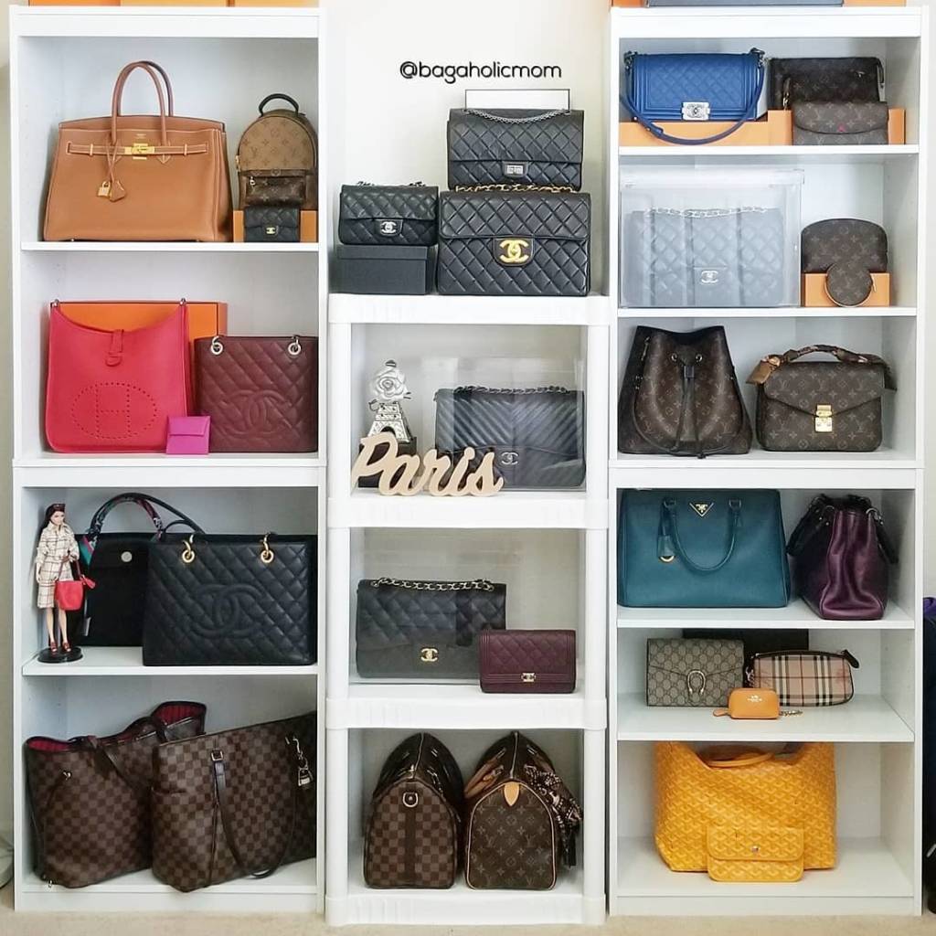 luxury bag closet