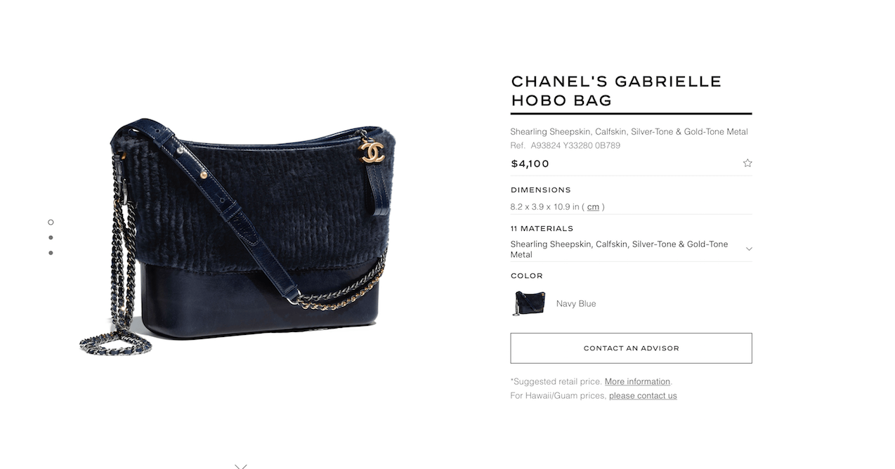 It's Official: Chanel Gabrielle Prices are Up - PurseBop