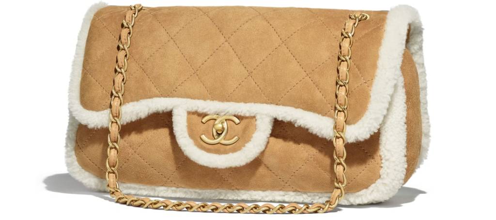 fuzzy chanel purse