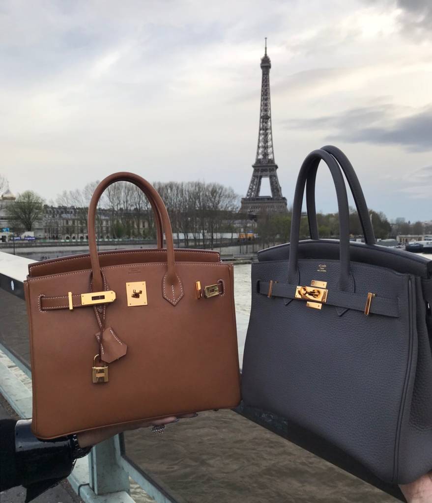 Hermes Birkin 35 Noir Black Togo Rose Gold Hardware #D - Vendome