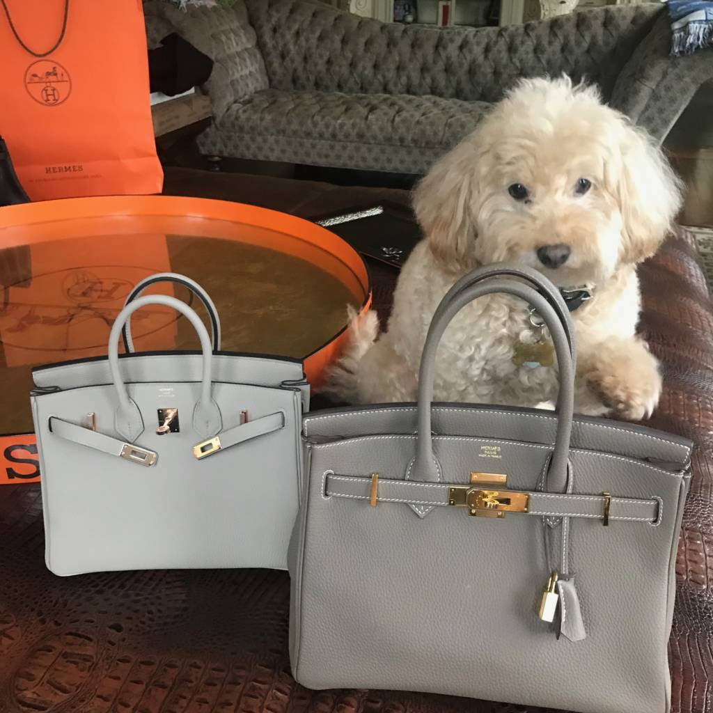 Hermes Reveal: Gris Tourterelle Mini Birkin with Rose Gold Hardware