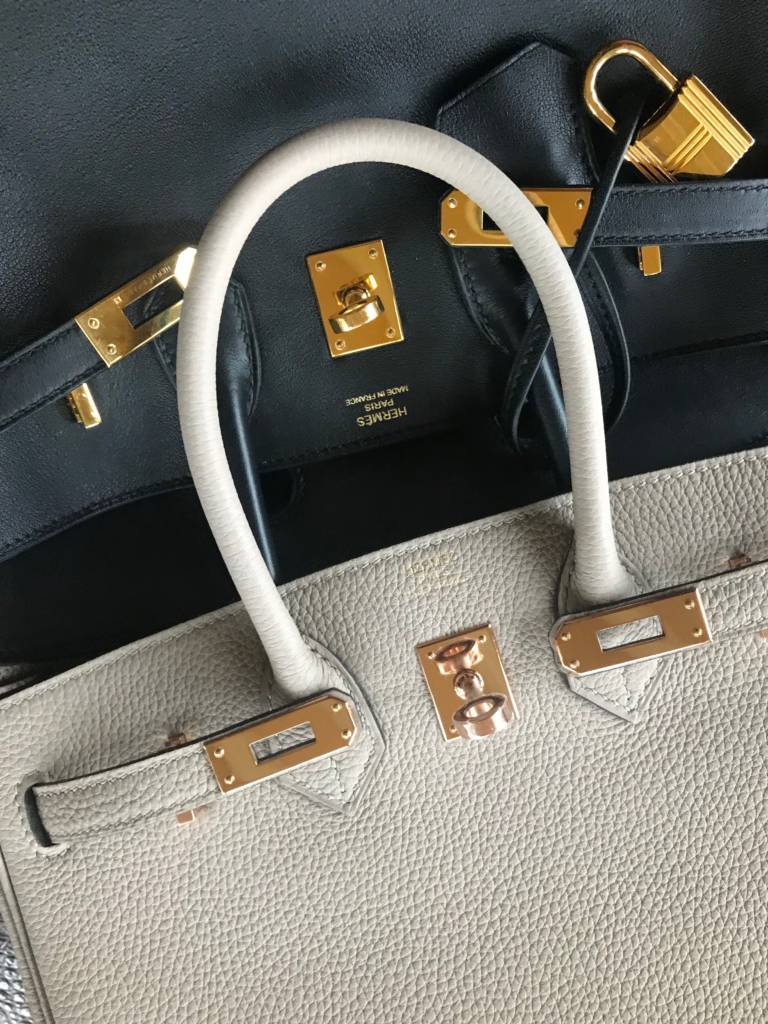 hermes rose gold hardware