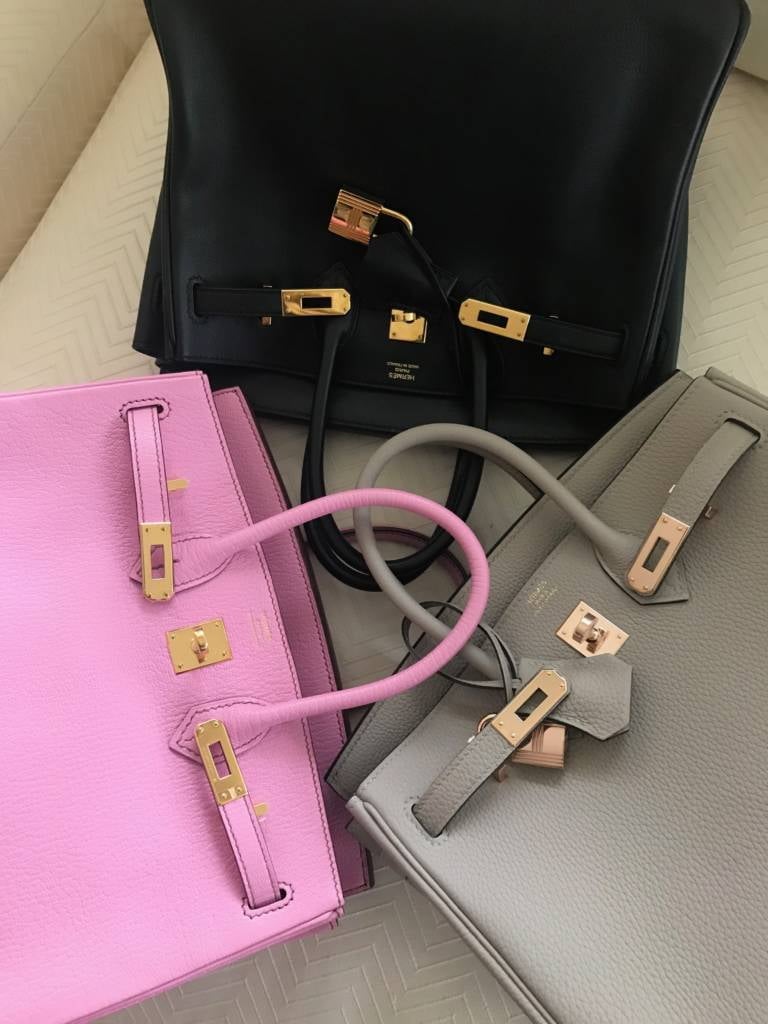 Hermes Reveal: Gris Tourterelle Mini Birkin with Rose Gold Hardware