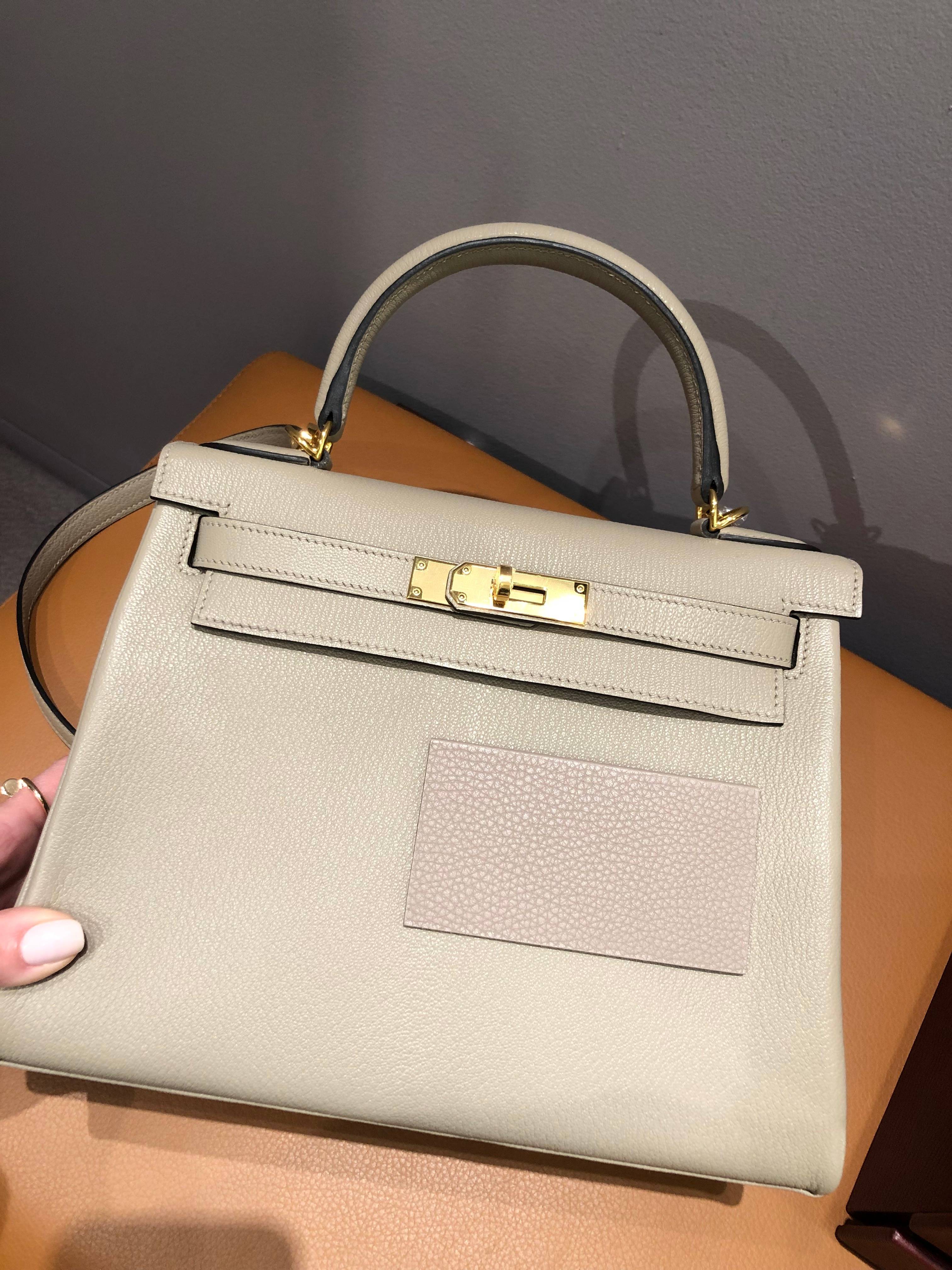 hermes kelly 25 gris tourterelle