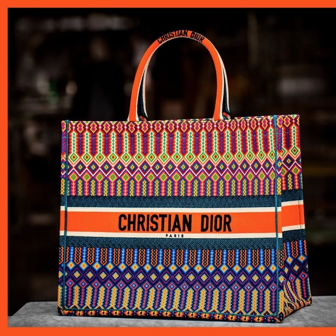 christian dior book tote review