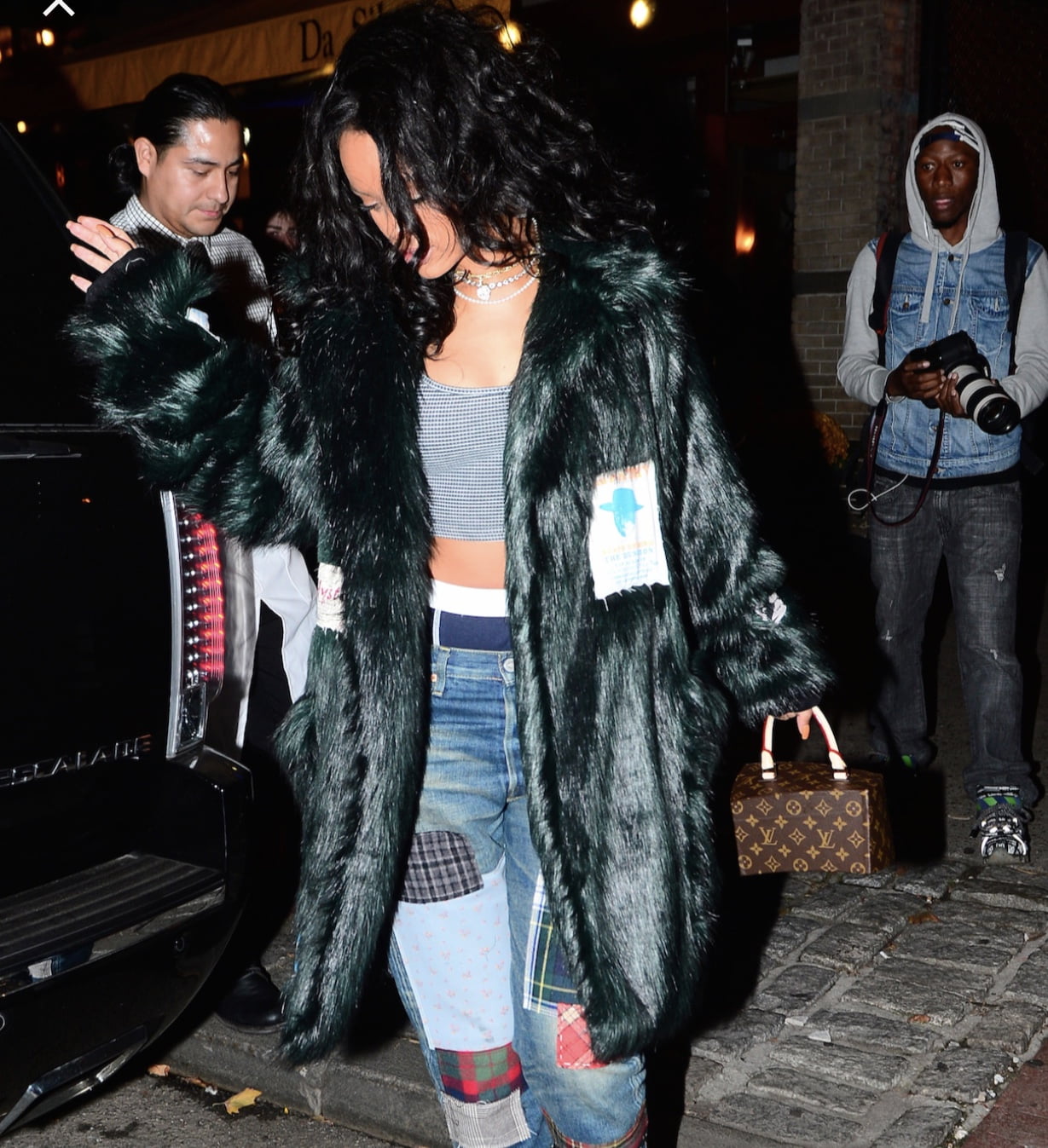 Rihanna - bag : LOUIS VUITTON ALMA BB BAG