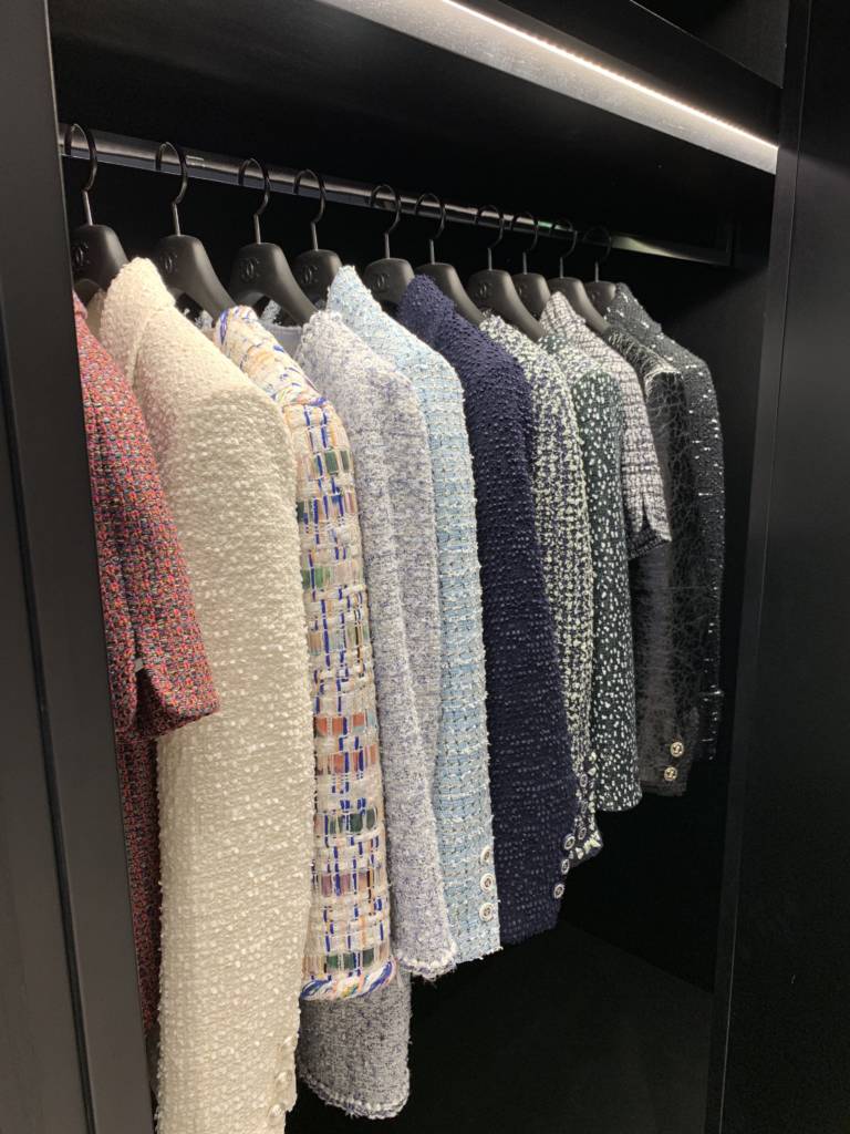 Chanel chicago new store opening jackets