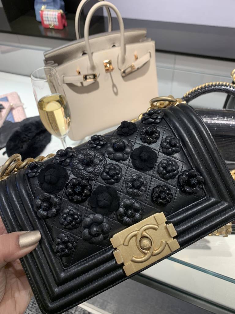 Chanel chicago new store opening Chanel Boy Handle lizard