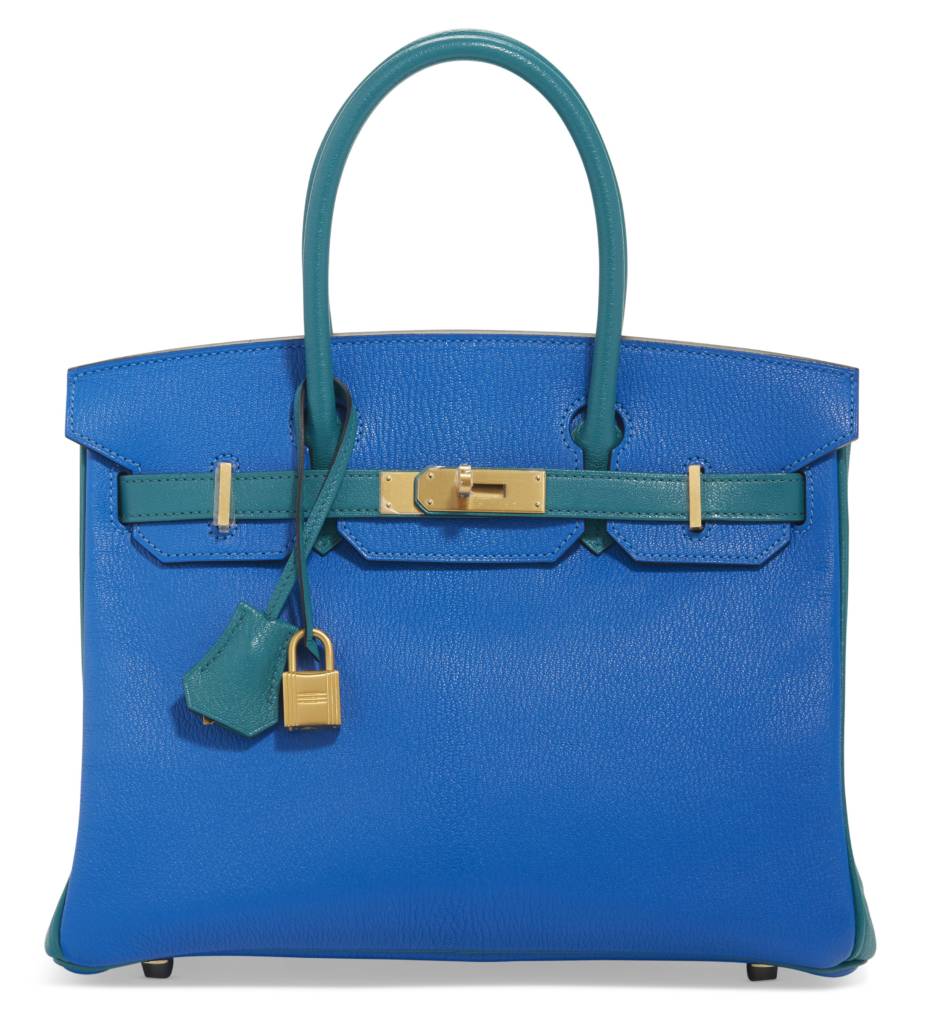 HERMES Birkin 25 Bleu Hydra Swift Gold Hardware D Stamp