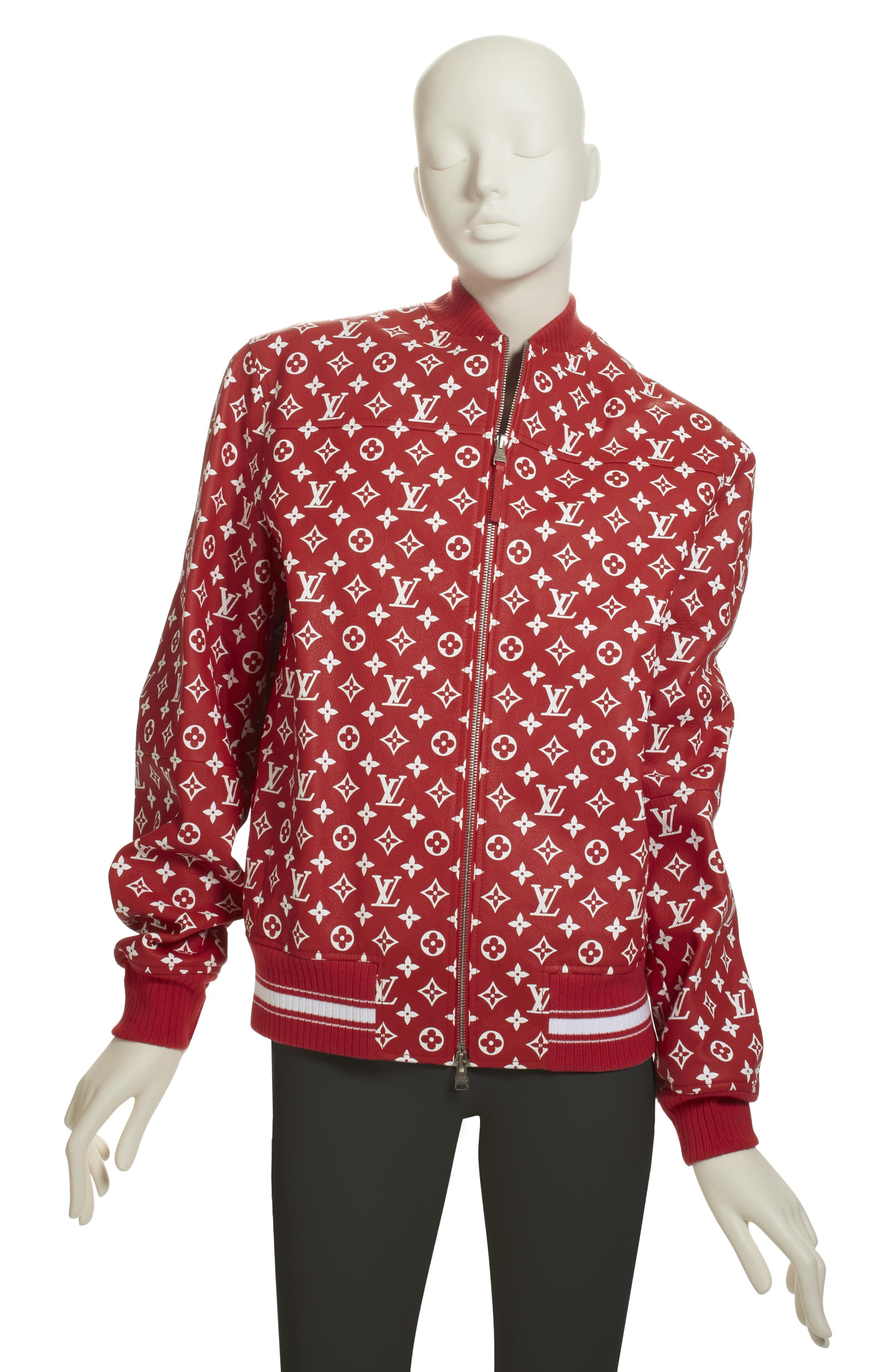 Louis vuitton supreme leather jacket clearance