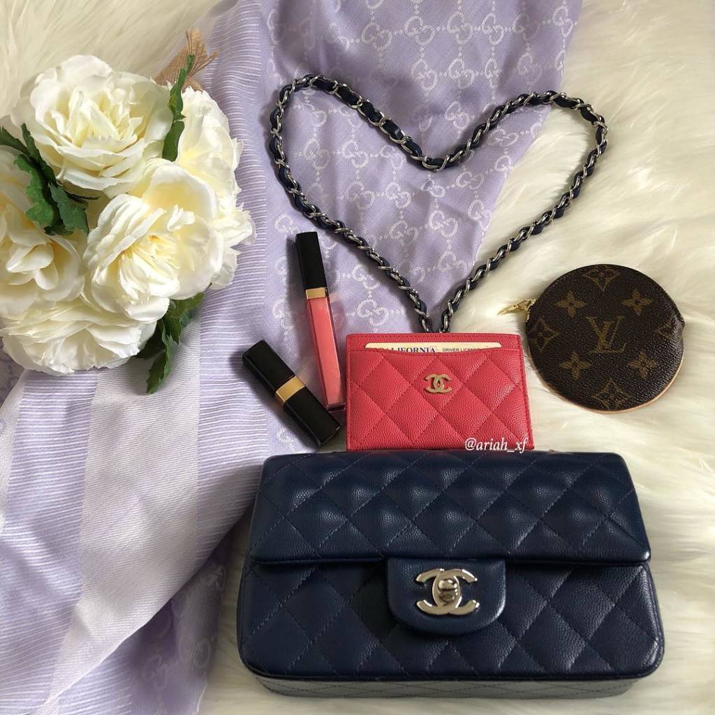 CHANEL MINI RECTANGLE FLAP LAMBSKIN REVIEW, WHAT FITS, ONE YEAR WEAR.  Sponsor: GLIRST 