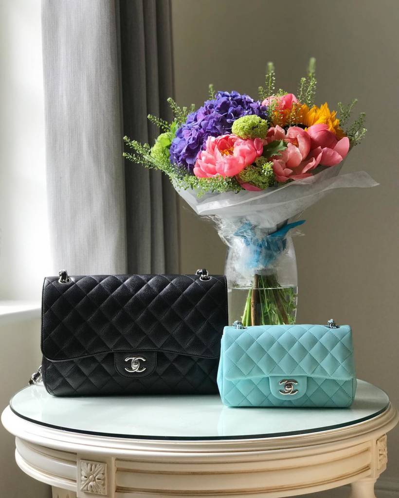 Chanel Electric Blue L-Yen Wallet