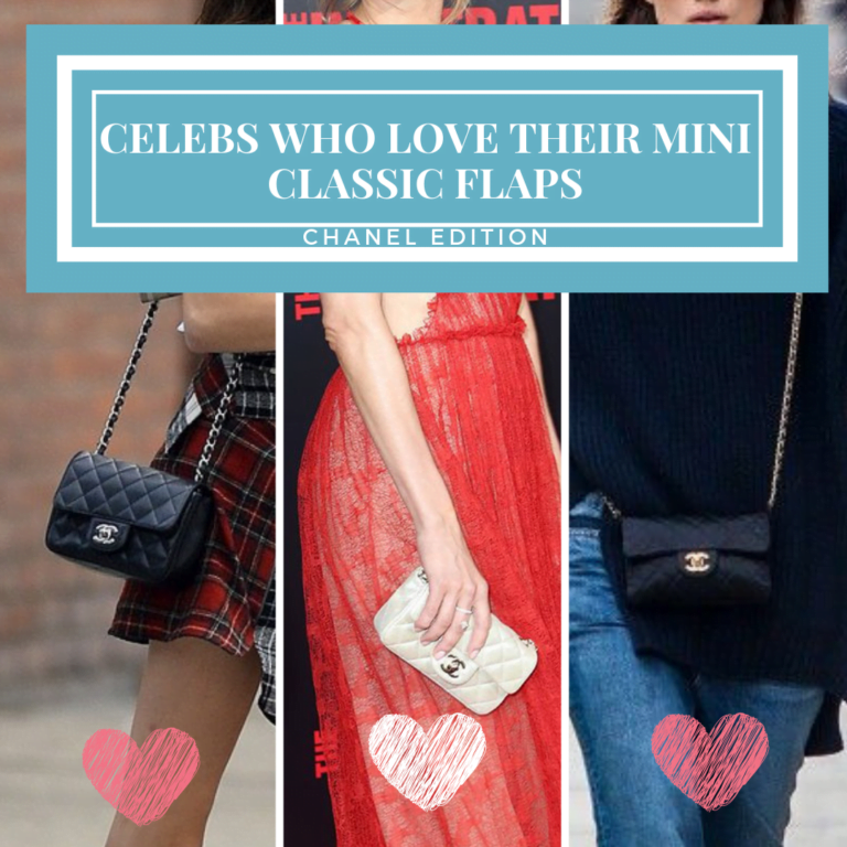 10 Celebs Who Seriously Love Their Chanel Mini Classic Flaps PurseBop