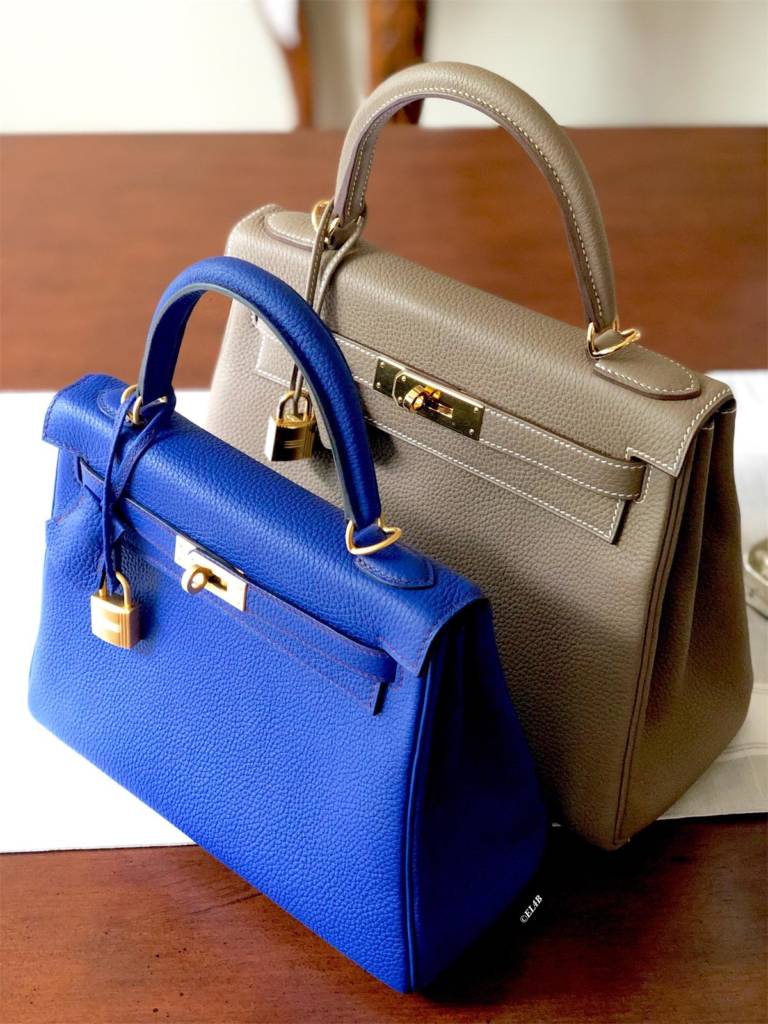 comparison hermes kelly sizes