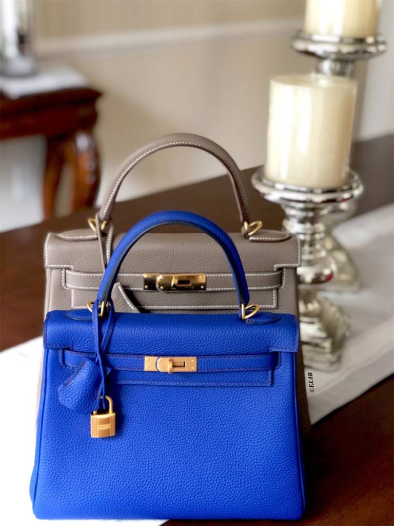 Hermes Kelly 28 vs Kelly 25 size comparison. #fashion #fashiontiktok #