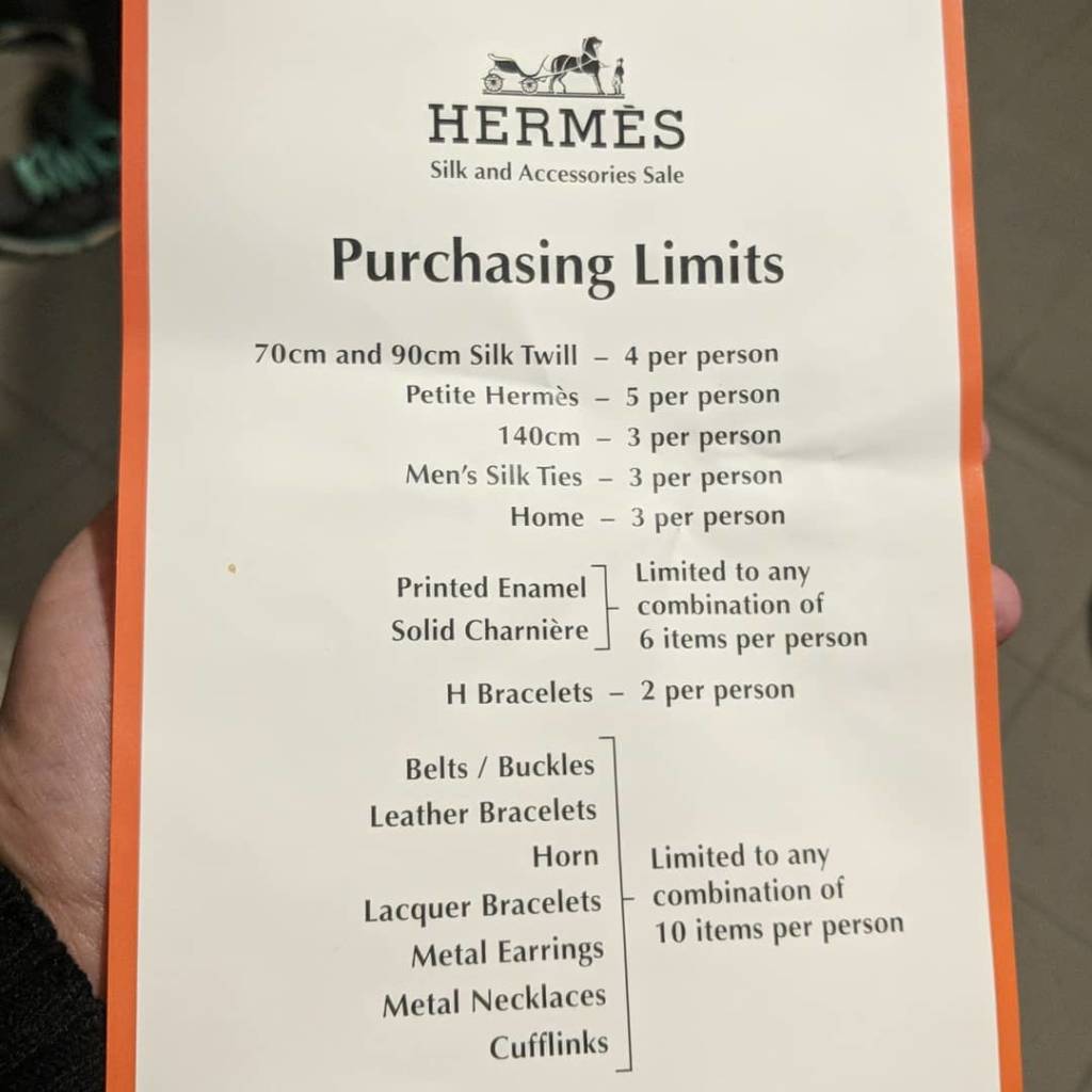 hermes sale 2019