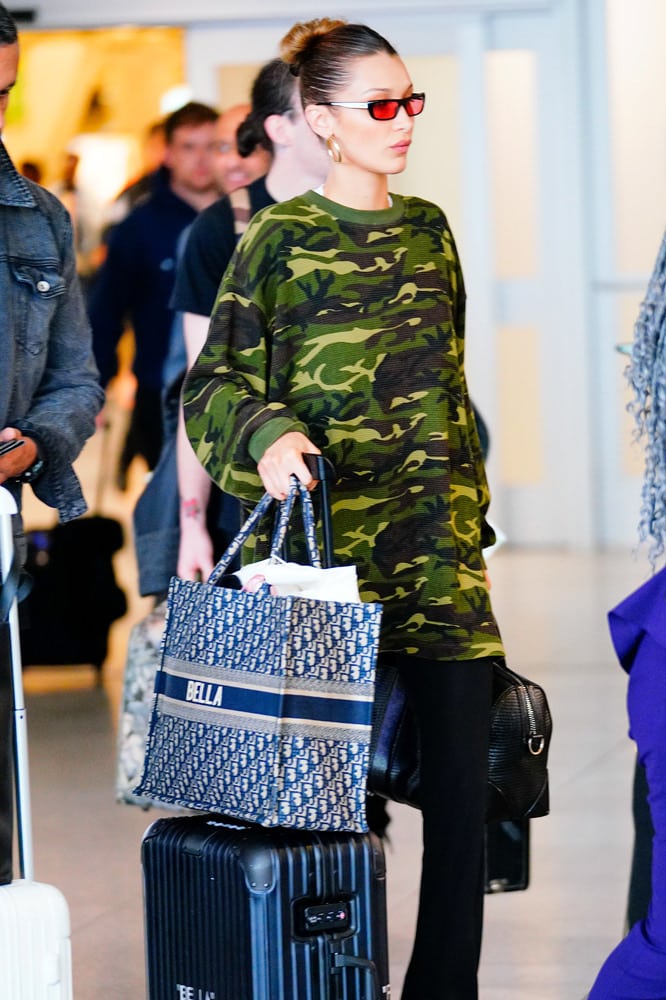 celebrities with dior book tote