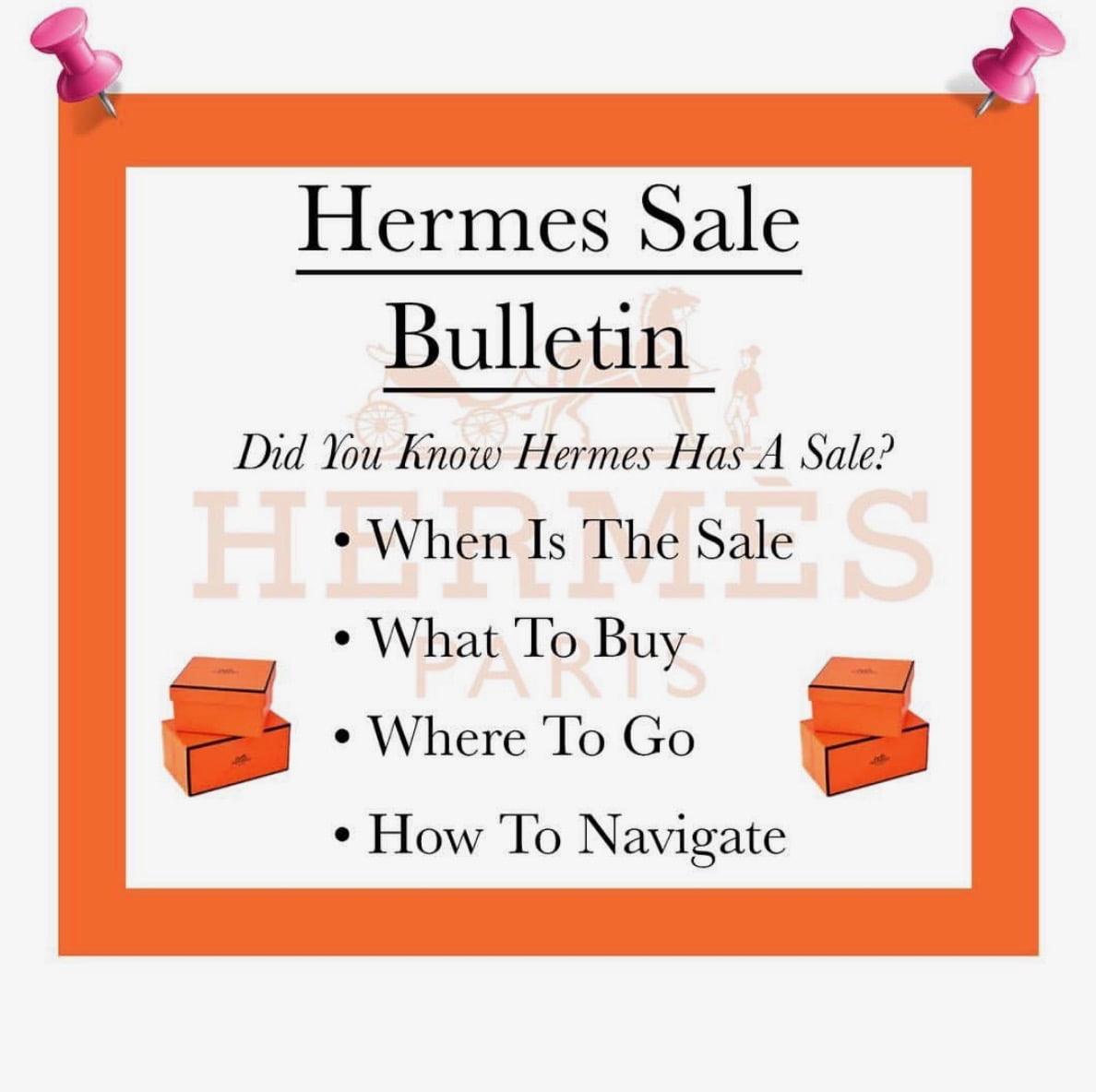 hermes sample sale 2018