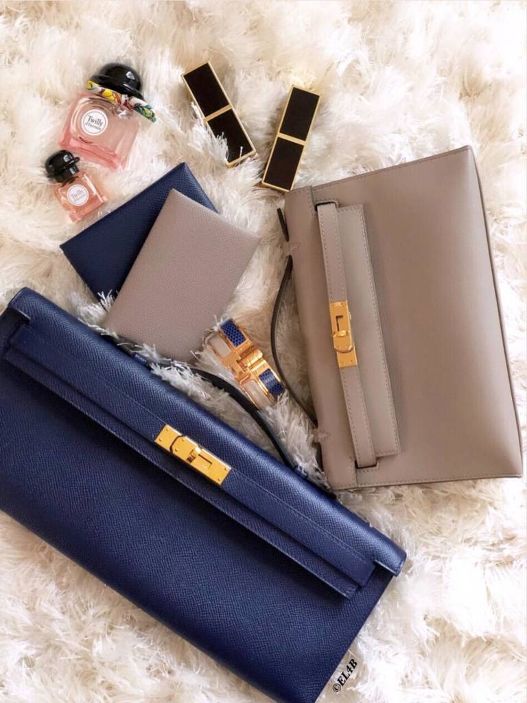 Hermes Kelly 25 vs. Kelly 28: dimensions & weight ✨ Which size do you  prefer? 👜: @hermes K25 Retourne in Bleu Sapphire Togo 👜: @hermes…