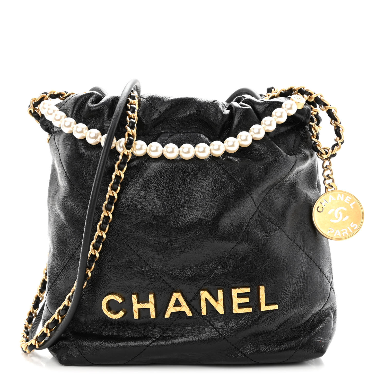 Chanel - Small Hobo Bag - Shiny Crumpled Calfskin - GHW - 2023