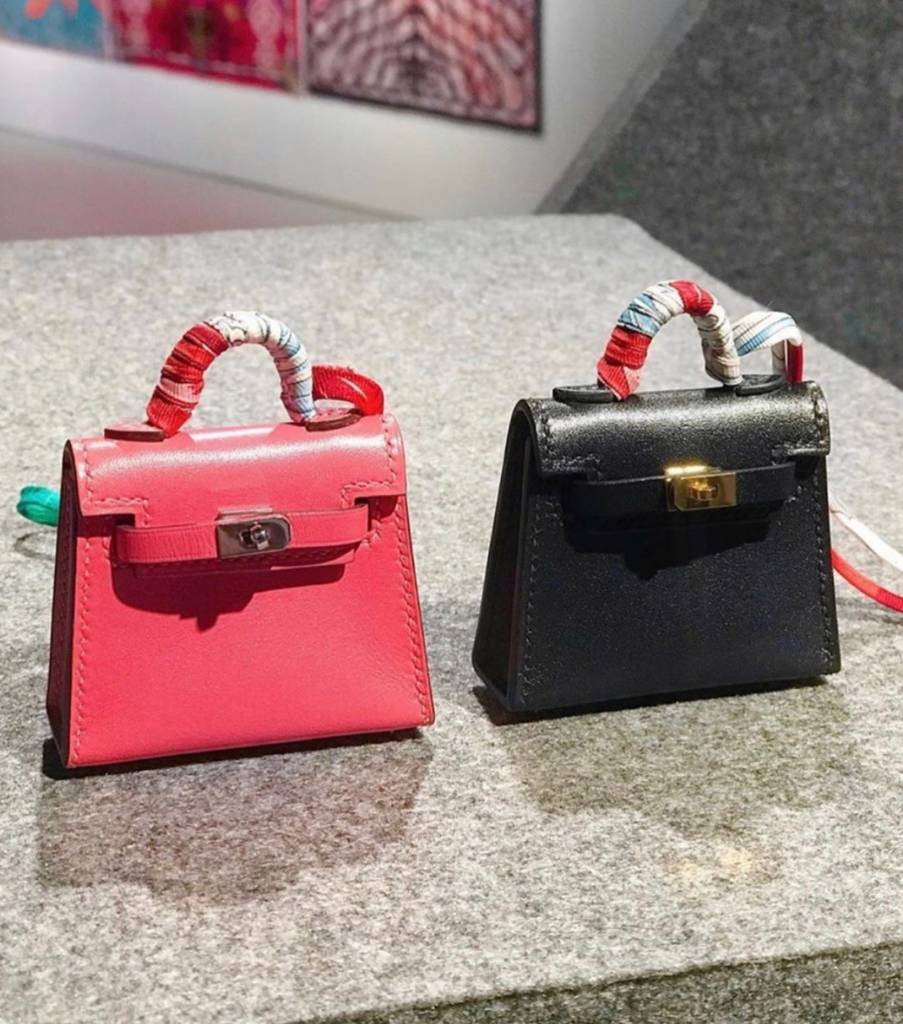 hermes bag keychain