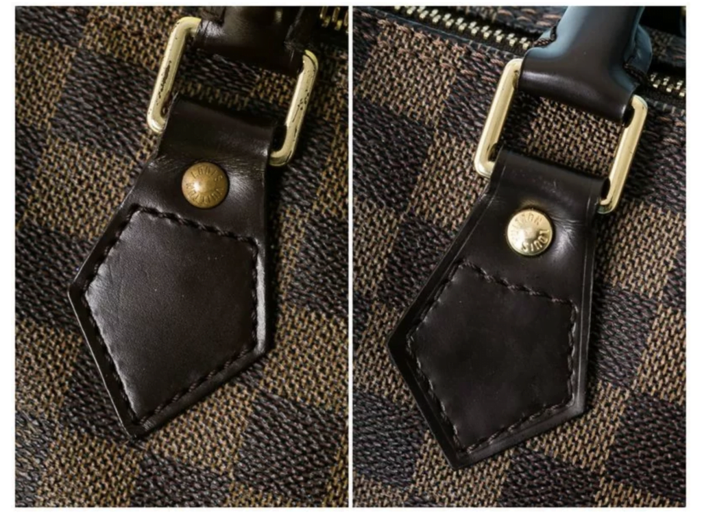 Fake bag stitching