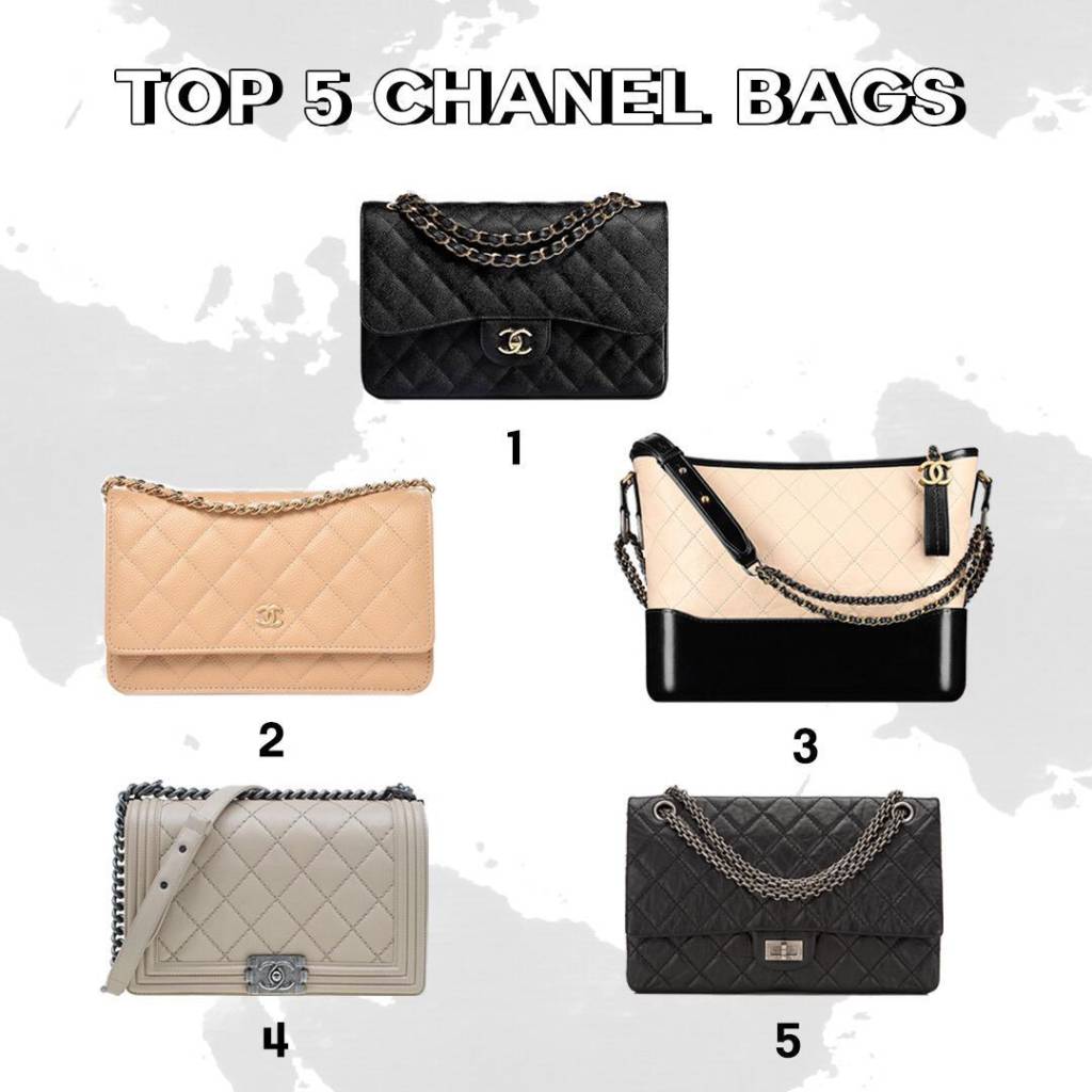 Top chanel hotsell bags